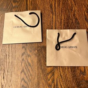 2 GIORGIO ARMANI SMALL SHOPPING BAG